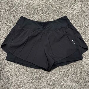 Women's Black Athletic Shorts